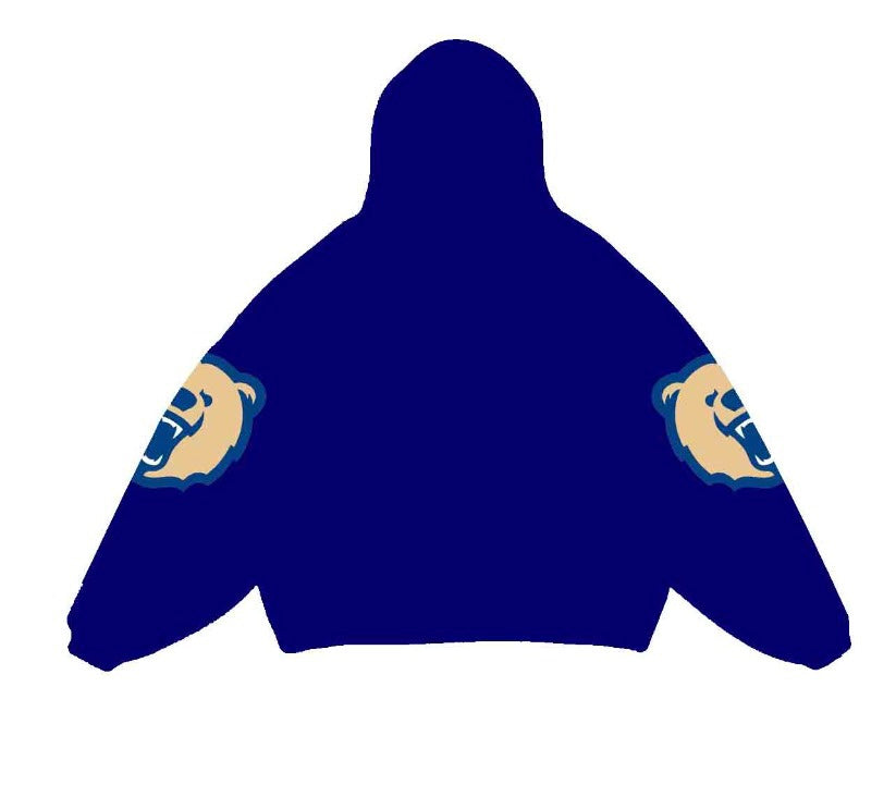 MORGAN STATE OVERSIZED LOGO HOODIE