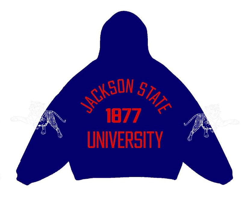 JACKSON STATE UNIVERSITY OVERSIZED LOGO HOODIE