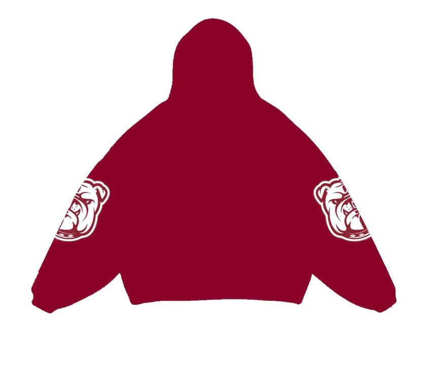 ALABAMA A&M UNIVERSITY OVERSIZED LOGO HOODIE