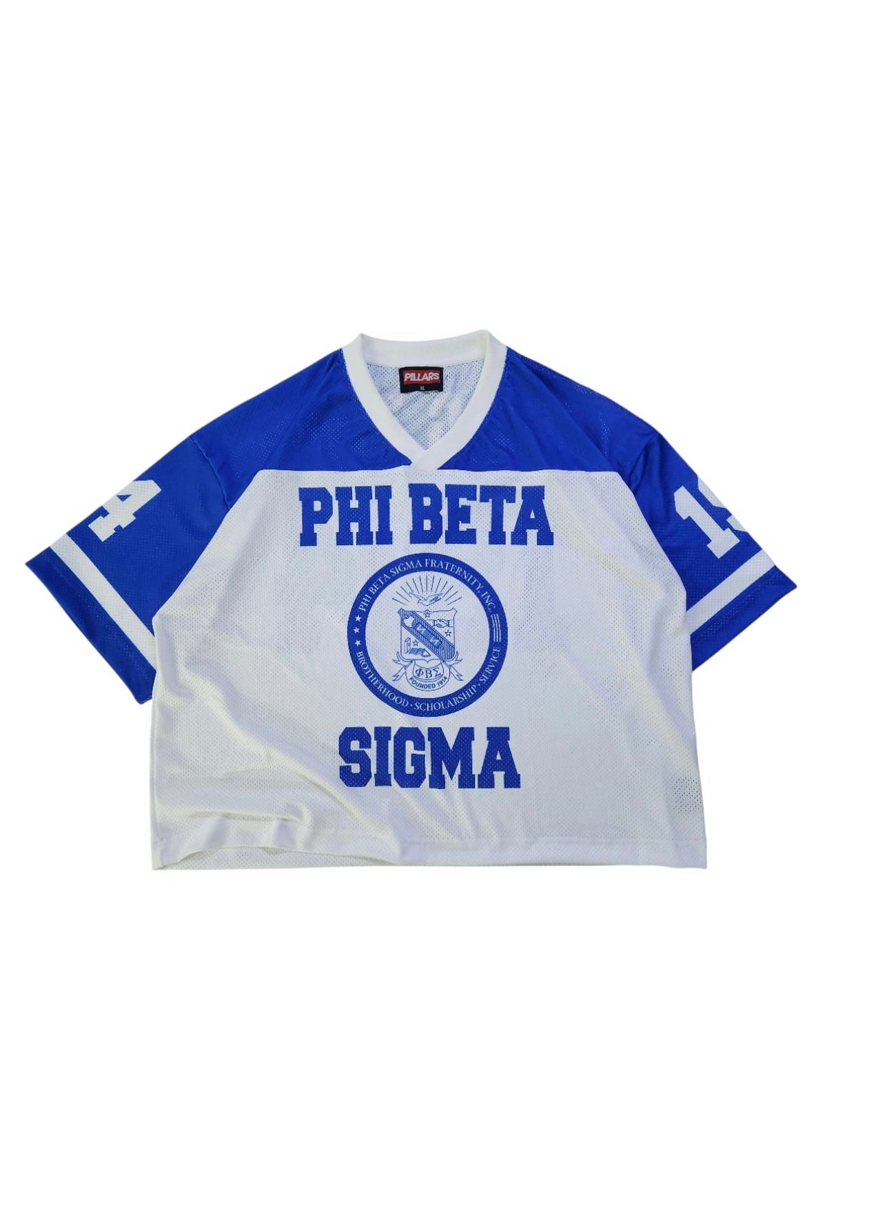 PBS TWO TONE MESH JERSEY WHITE/BLUE