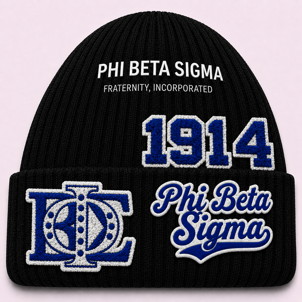 Phi Beta Sigma - Patch Beanie (Pre-Order)
