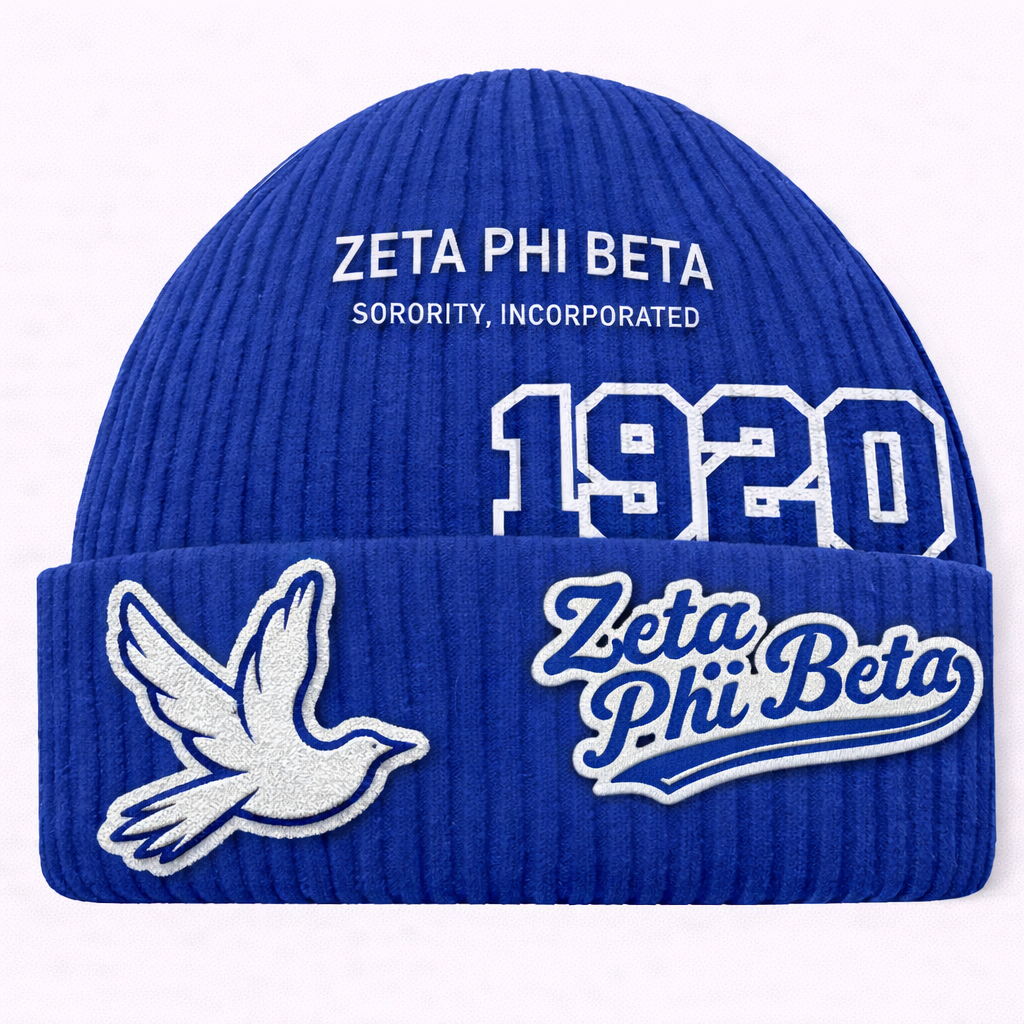 Zeta Phi Beta - Patch Beanie (Pre-Order)
