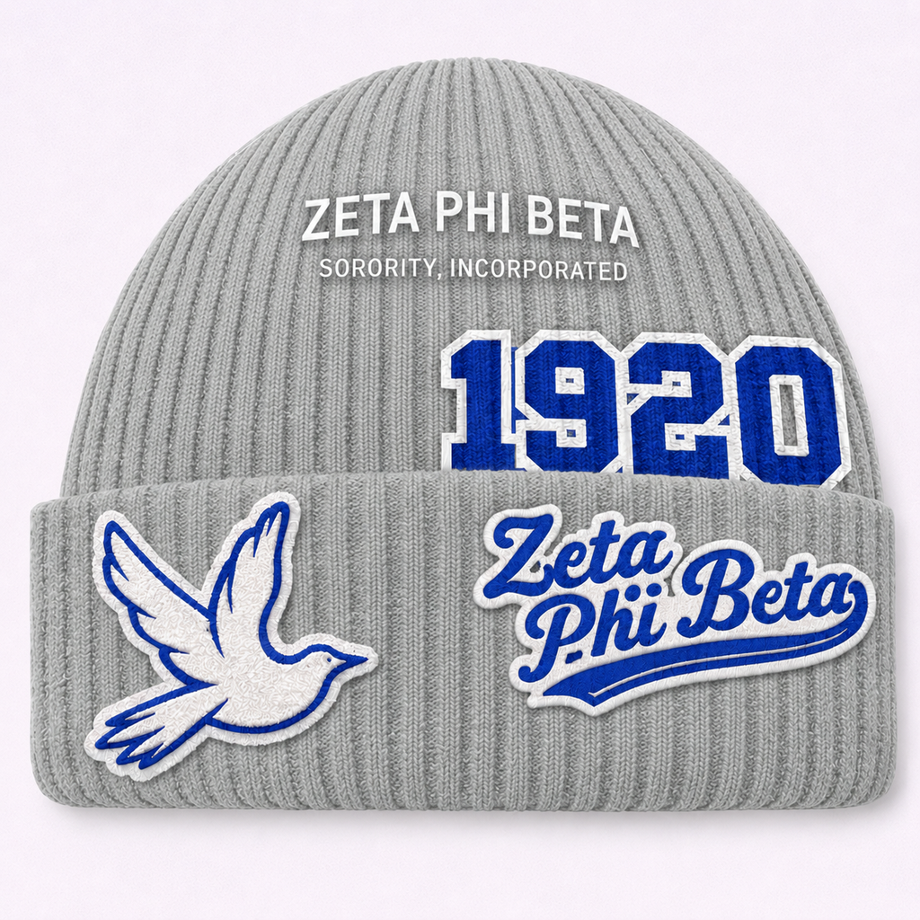 Zeta Phi Beta - Patch Beanie (Pre-Order)