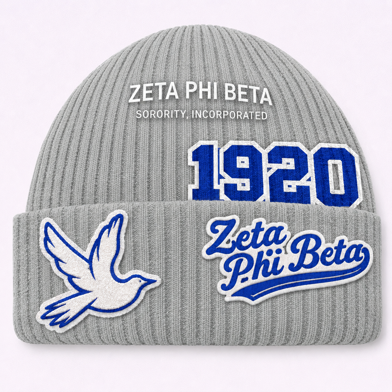 Zeta Phi Beta - Patch Beanie (Pre-Order)