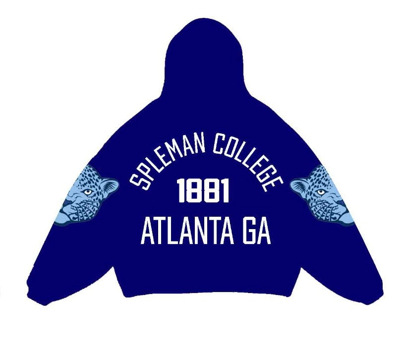 SPELMAN COLLEGE OVERSIZED LOGO HOODIE