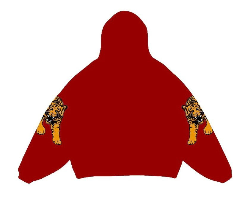 TUSKEGEE UNIVERSITY OVERSIZED LOGO HOODIE