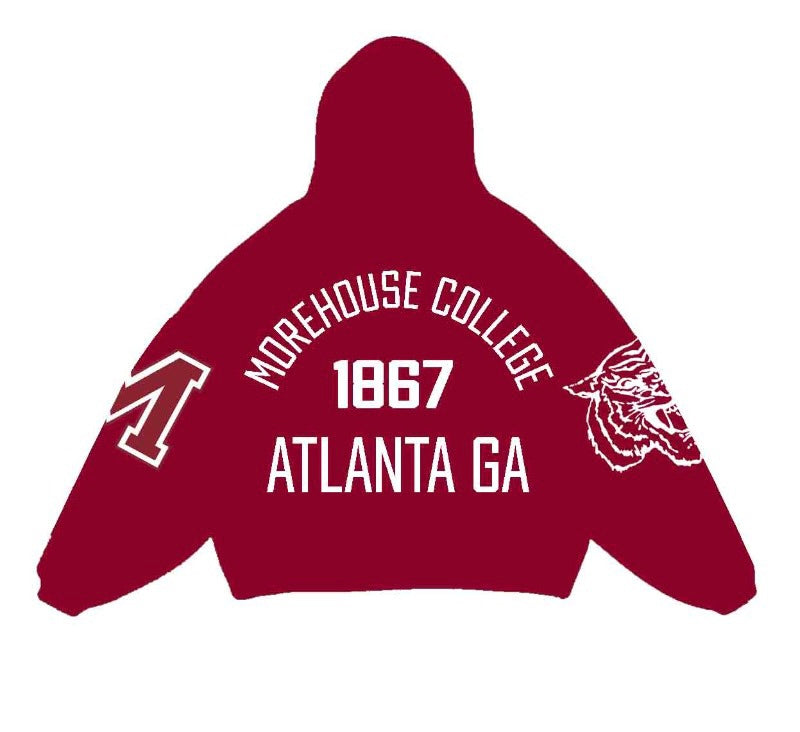 MOREHOUSE COLLEGE OVERSIZED LOGO HOODIE